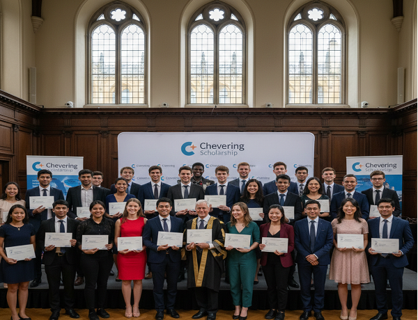 Chevening Scholarship award ceremony in the UK