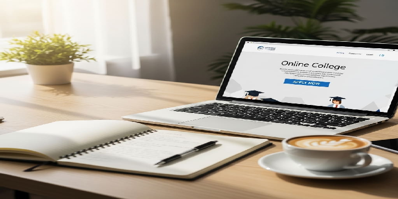 online colleges that accept FAFSA with financial aid application on laptop