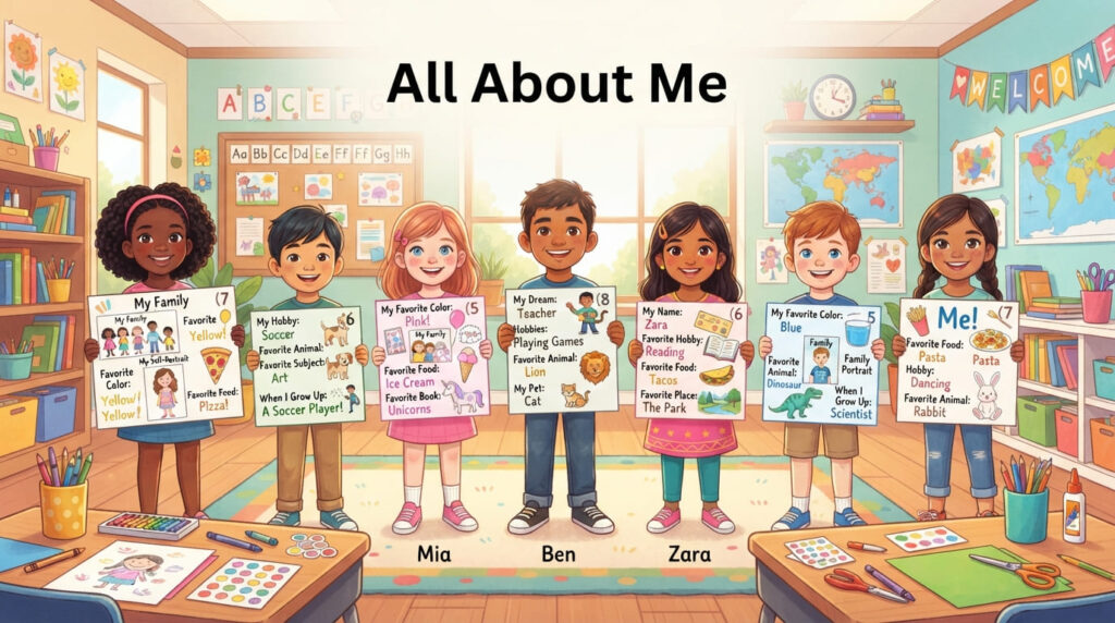 25 creative All About Me poster ideas for students and kids